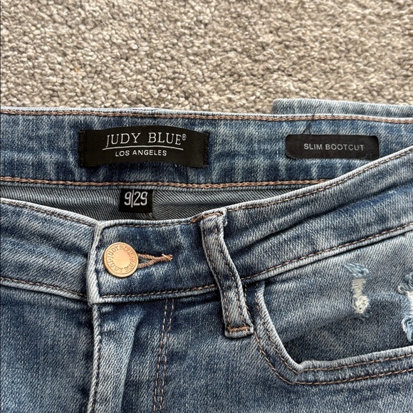 Judy Blue Slim Bootcut Jeans - Picture 2 of 4